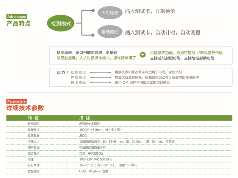 手持式金標檢測儀