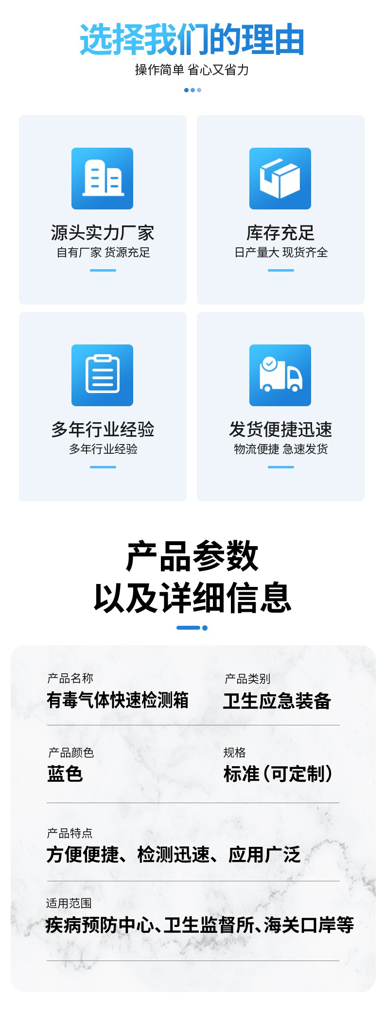 有毒氣體快速檢測箱