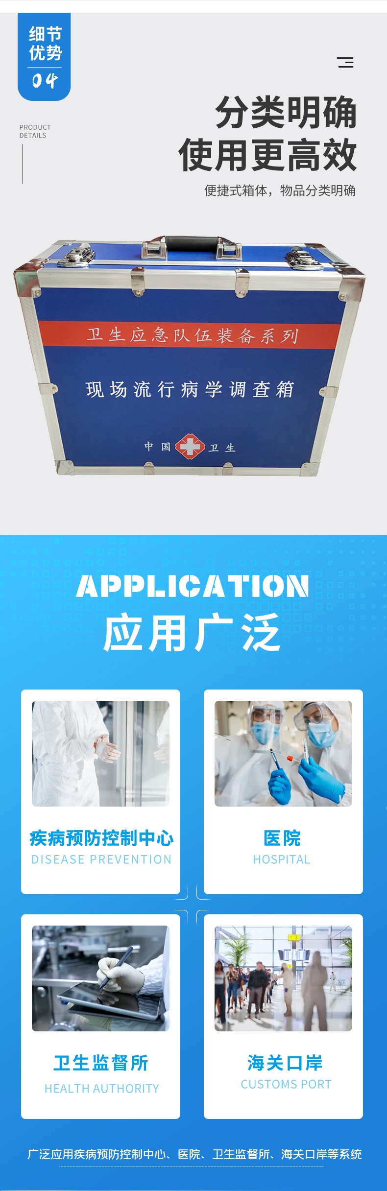 現(xiàn)場流行病學(xué)調(diào)查箱