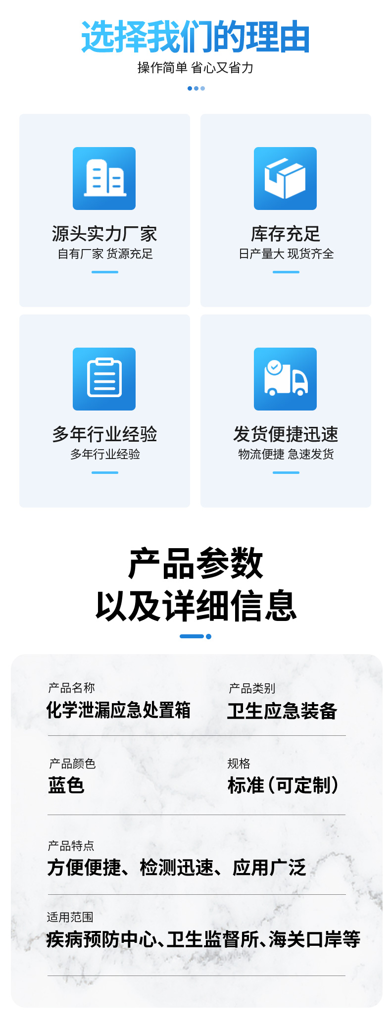 化學泄漏應急處置箱