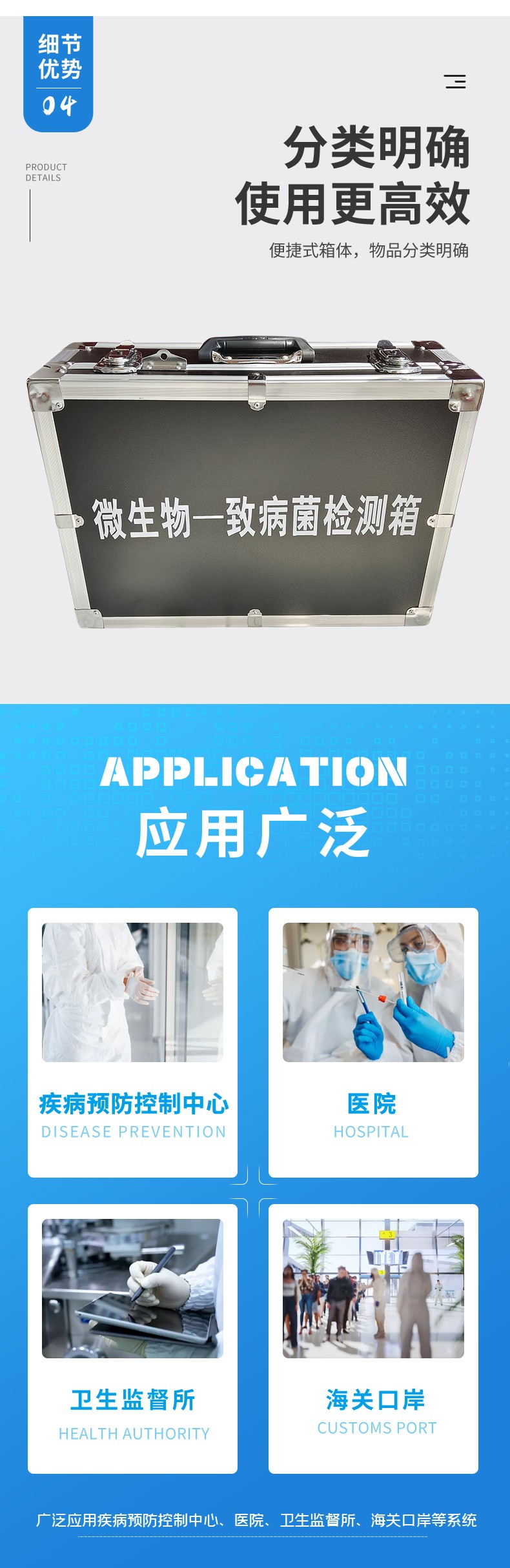 微生物致病菌檢測(cè)箱