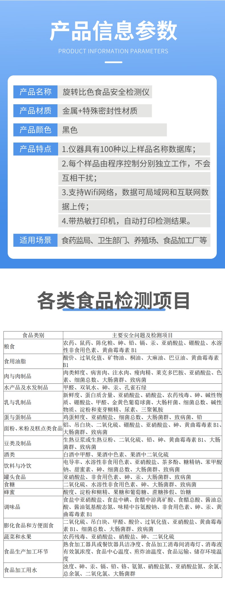 食品安全檢測儀