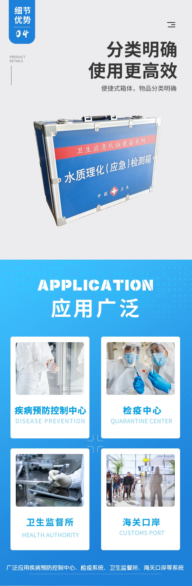 水質理化（應急）檢測箱