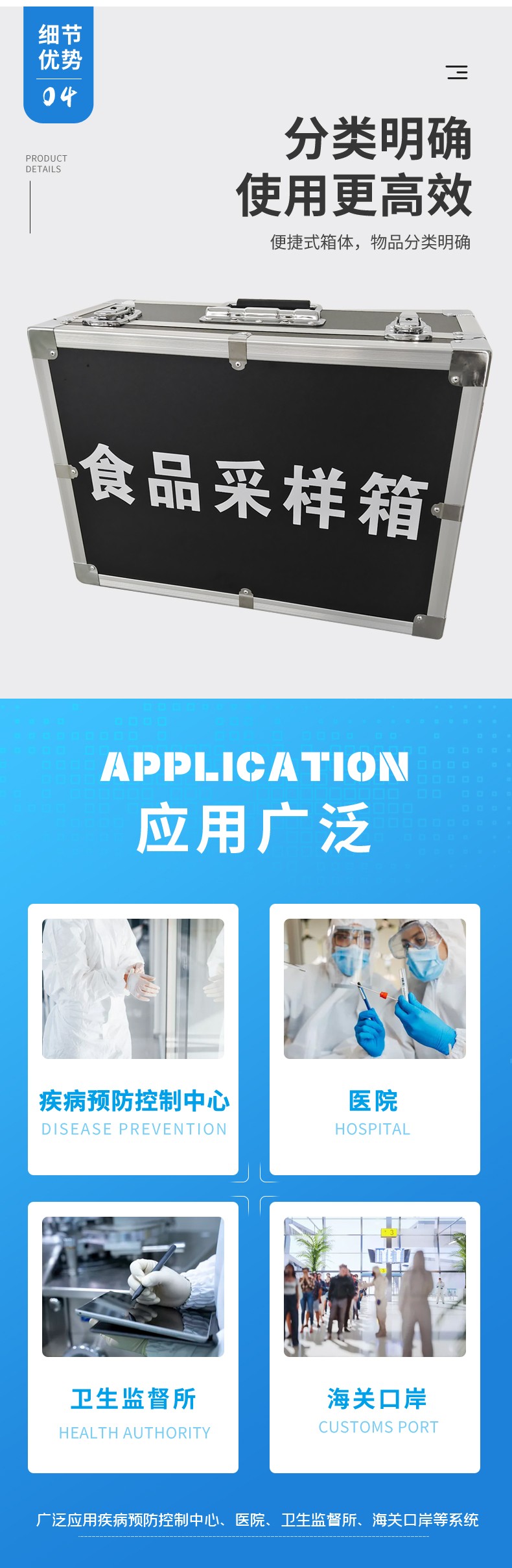 食品采樣箱