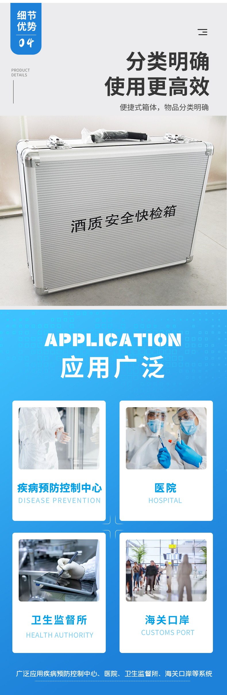 酒質(zhì)安全快檢箱